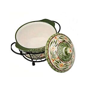 Temp-ations 7 inch Bakeware, Cover, Basket, Trivet
